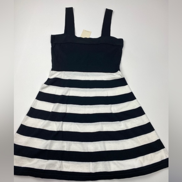 Trina Turk Envy Black White Stripe Sweater Dress NWT Size M - Picture 10 of 11